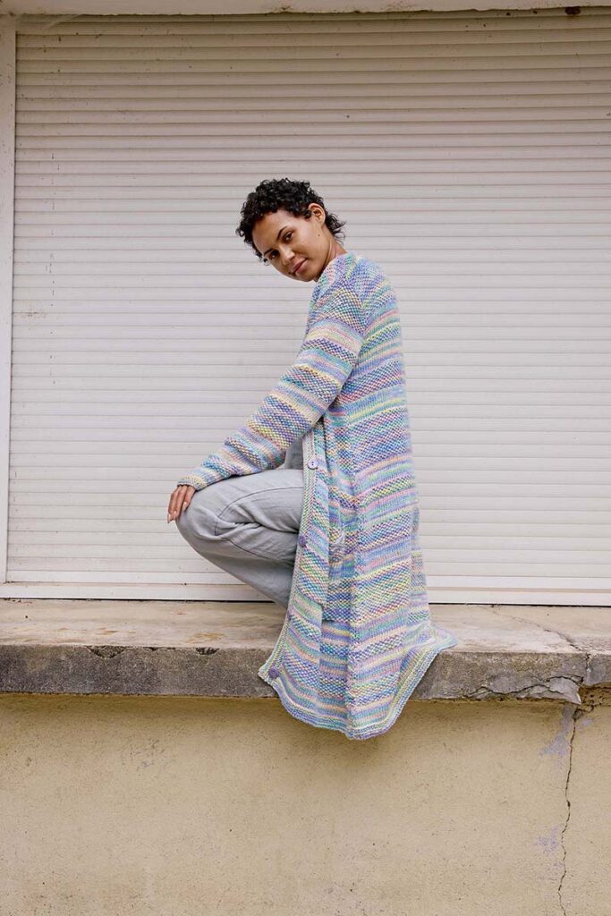 Gilet 7 catalogue Lang Yarns Punto 82 Lisboa