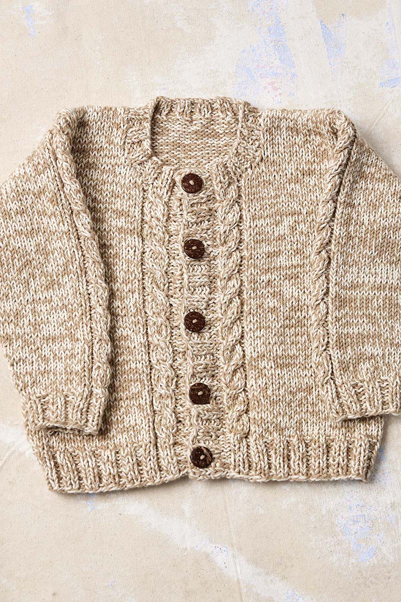 Gilet 4 catalogue Lang Yarns Punto 83 Baby Cotton Naturally Colored