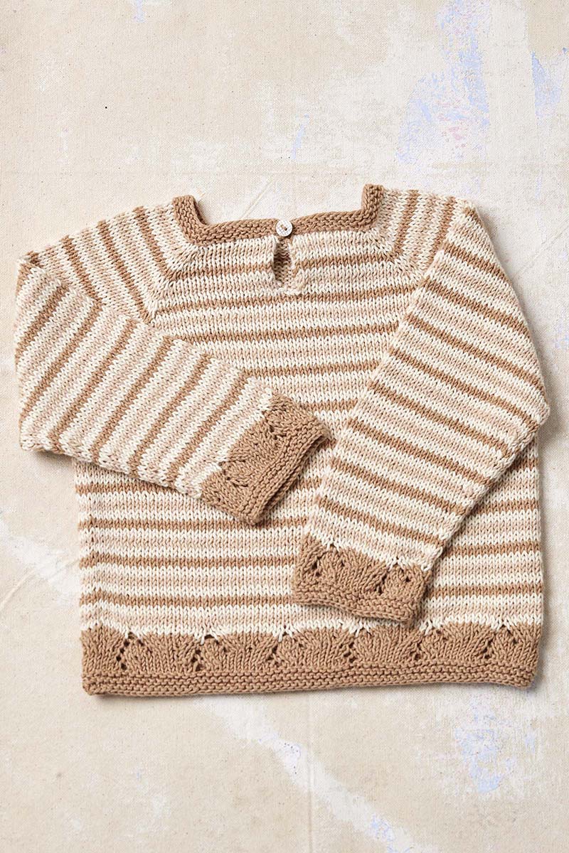 Pull 8 catalogue Lang Yarns Punto 83 Baby Cotton Naturally Colored