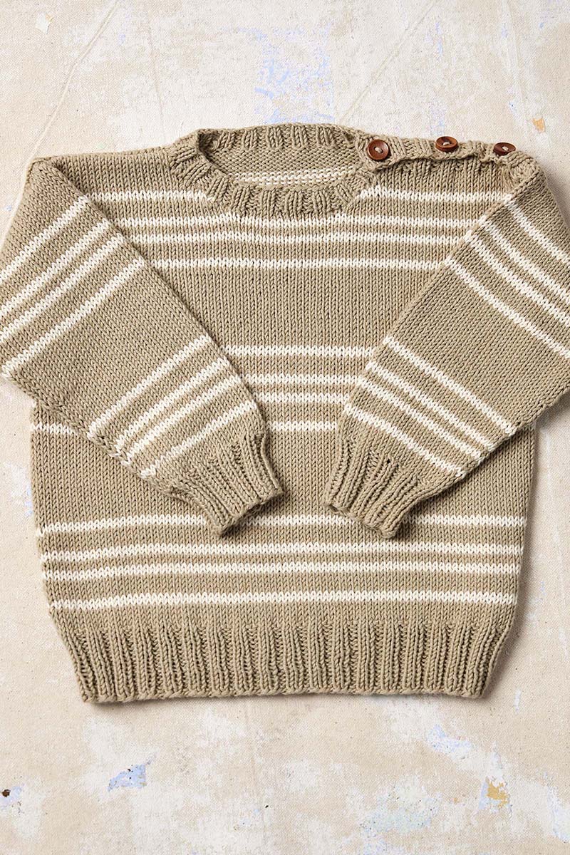 Pull 15 catalogue Lang Yarns Punto 83 Baby Cotton Naturally Colored