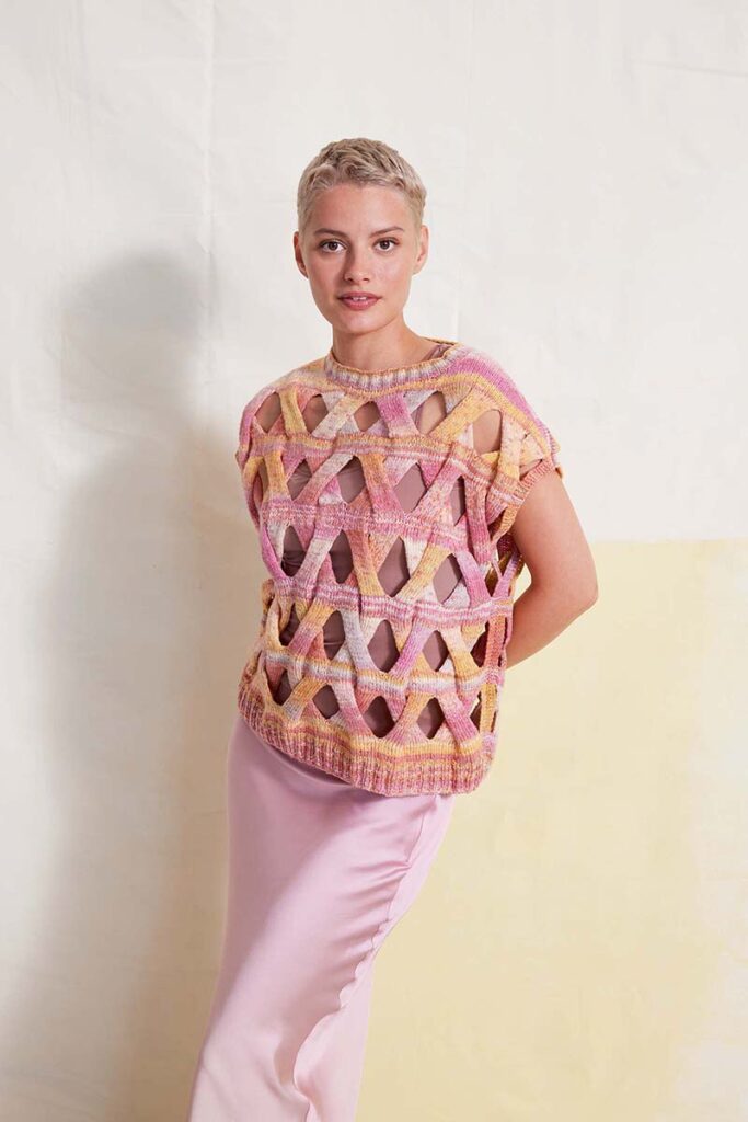 Débardeur 65 catalogue Lang Yarns FAM 284 Collection