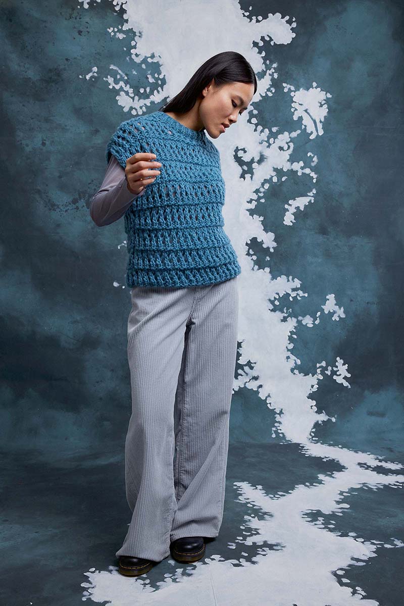 Débardeur 51 catalogue Lang Yarns FAM 286 Collection