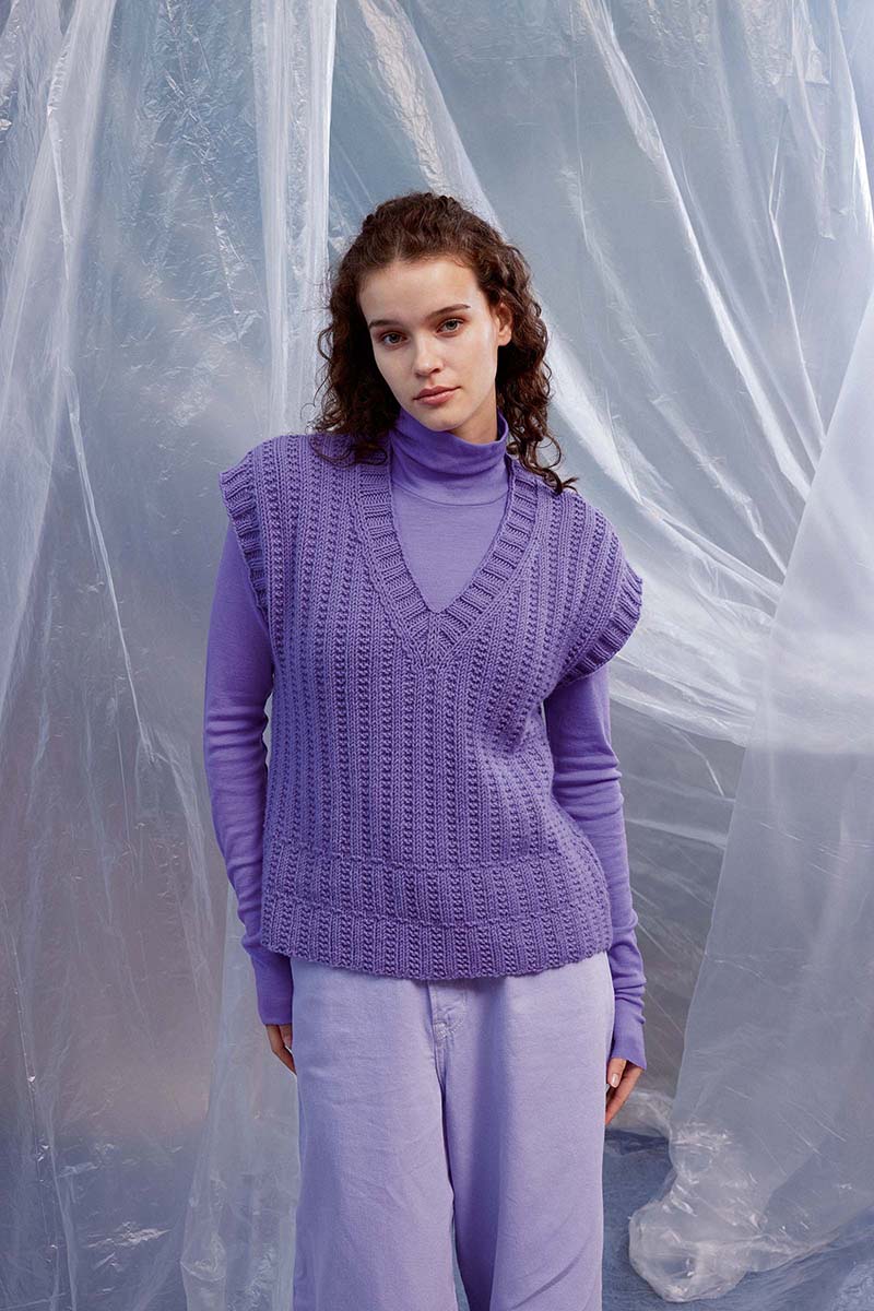 Débardeur 67 catalogue Lang Yarns FAM 286 Collection