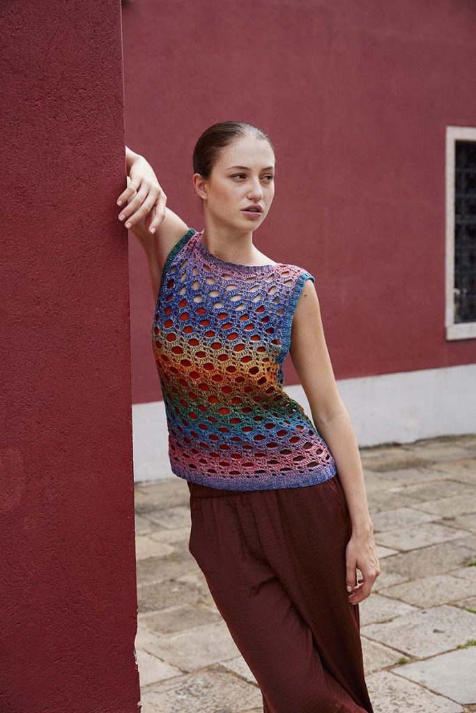Débardeur 7 catalogue Lang Yarns Punto 91