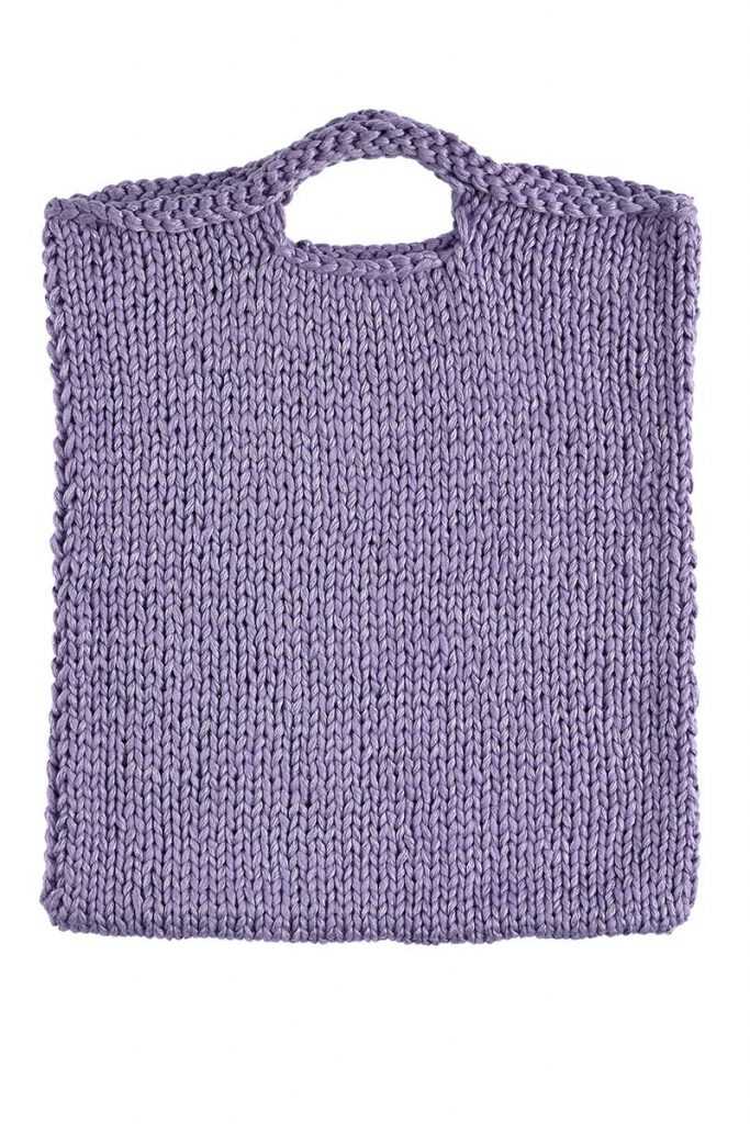 sac tricot jersey endroit