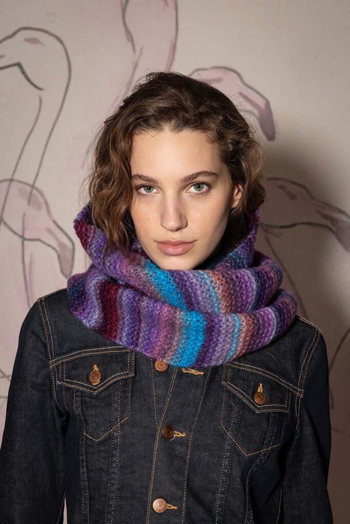Snood 3 catalogue Lang Yarns Punto 73