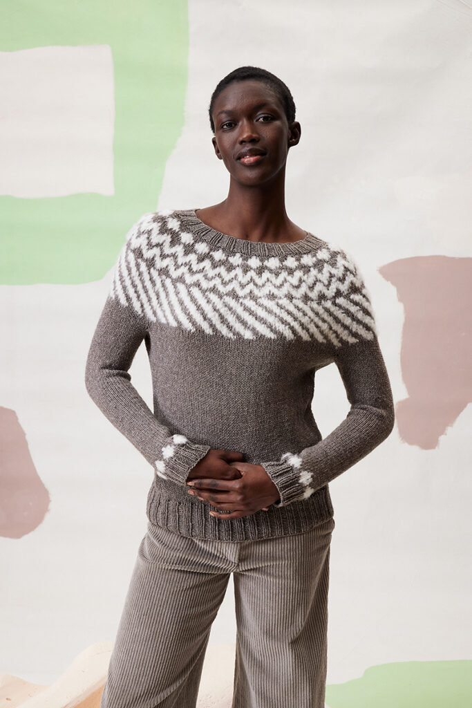 Pull 34 du catalogue Lang Yarns FAM 290 Collection