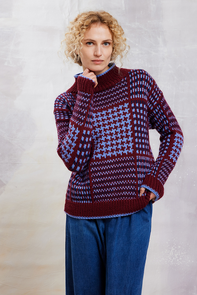Pull 67 du catalogue Lang Yarns FAM 290 Collection
