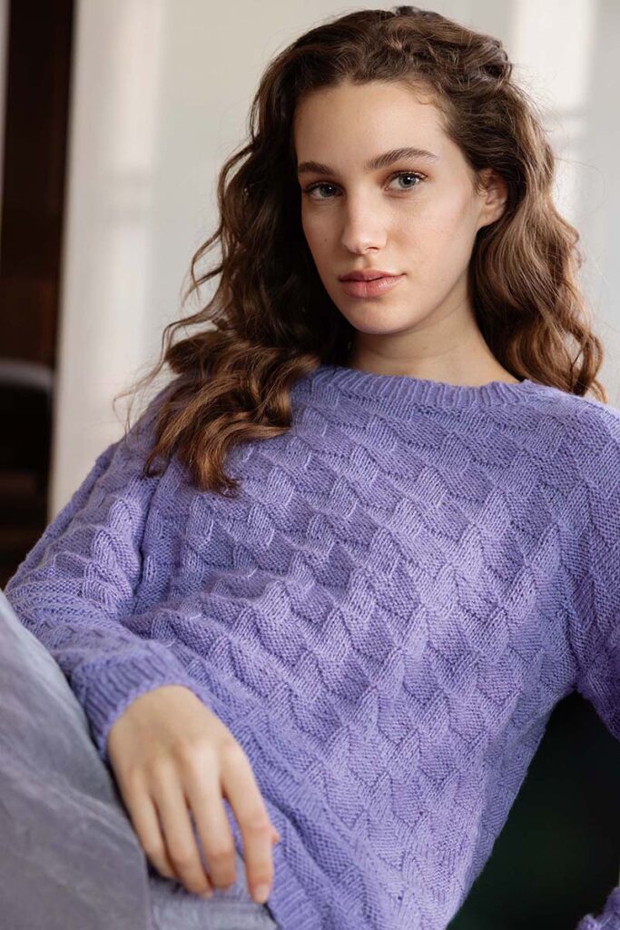 Modèle 2 catalogue Lang Yarns Punto 78 Cashmere