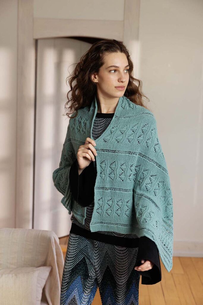Modèle 11 catalogue Lang Yarns Punto 78 Cashmere