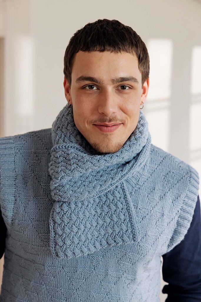 Modèle 16 catalogue Lang Yarns Punto 78 Cashmere