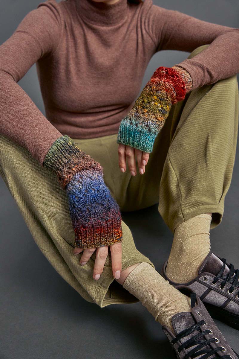 Mitaines 77 catalogue Lang Yarns Punto 88