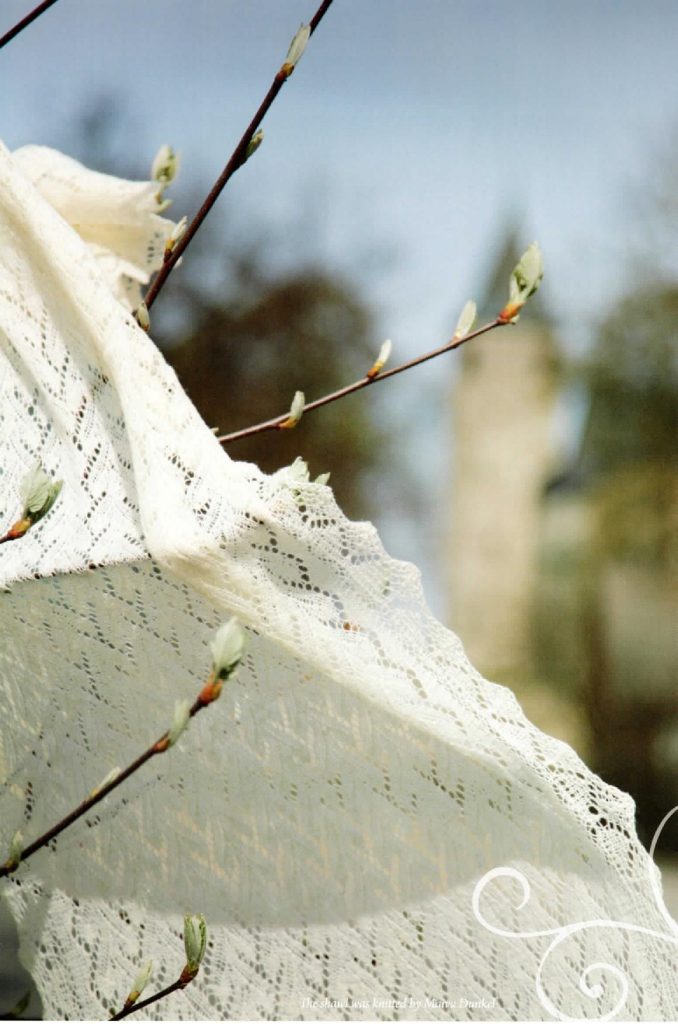etole legere point ajouré tricot