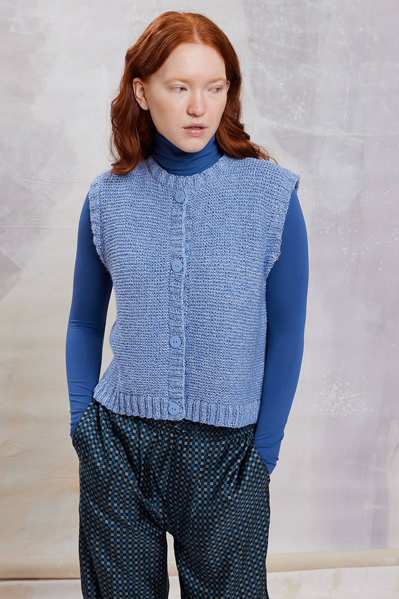 Gilet 73 catalogue Lang Yarns FAM 290 Collection