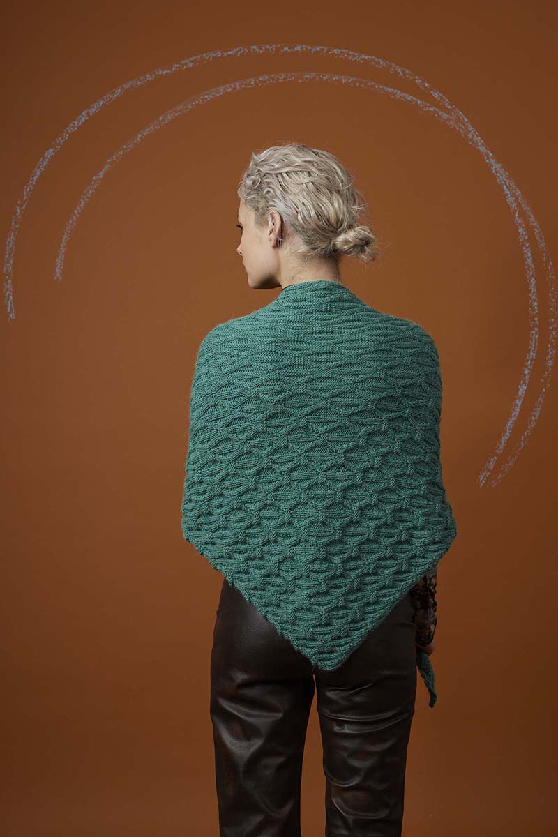 Châle 1 catalogue Lang Yarns Punto 76
