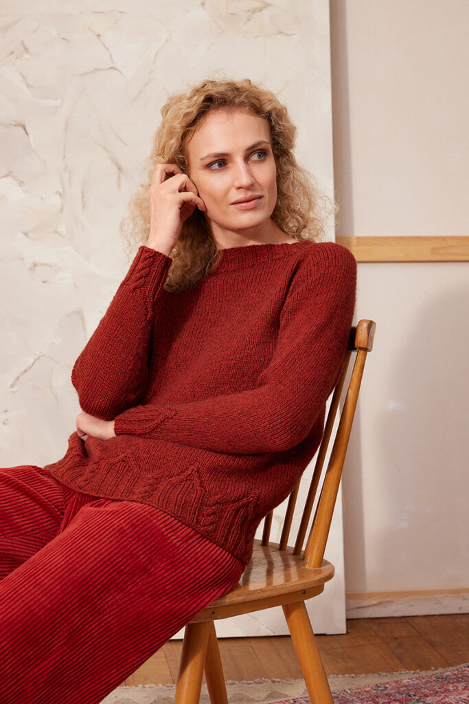 Pull 5 du catalogue Lang Yarns FAM 290 Collection