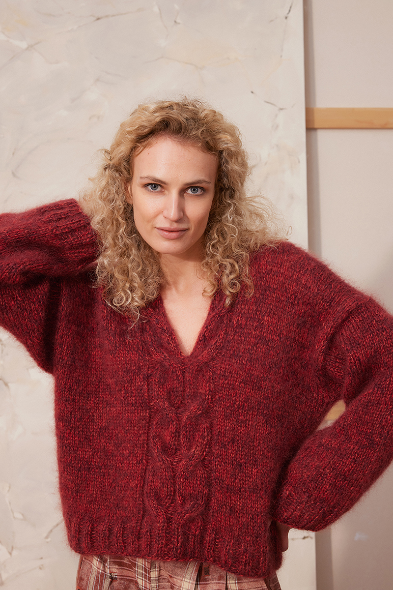 Pull 8 du catalogue Lang Yarns FAM 290 Collection