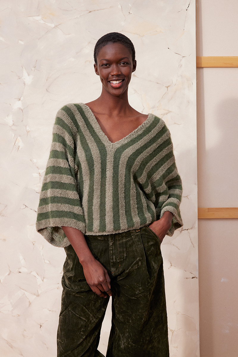 Pull 19 du catalogue Lang Yarns FAM 290 Collection