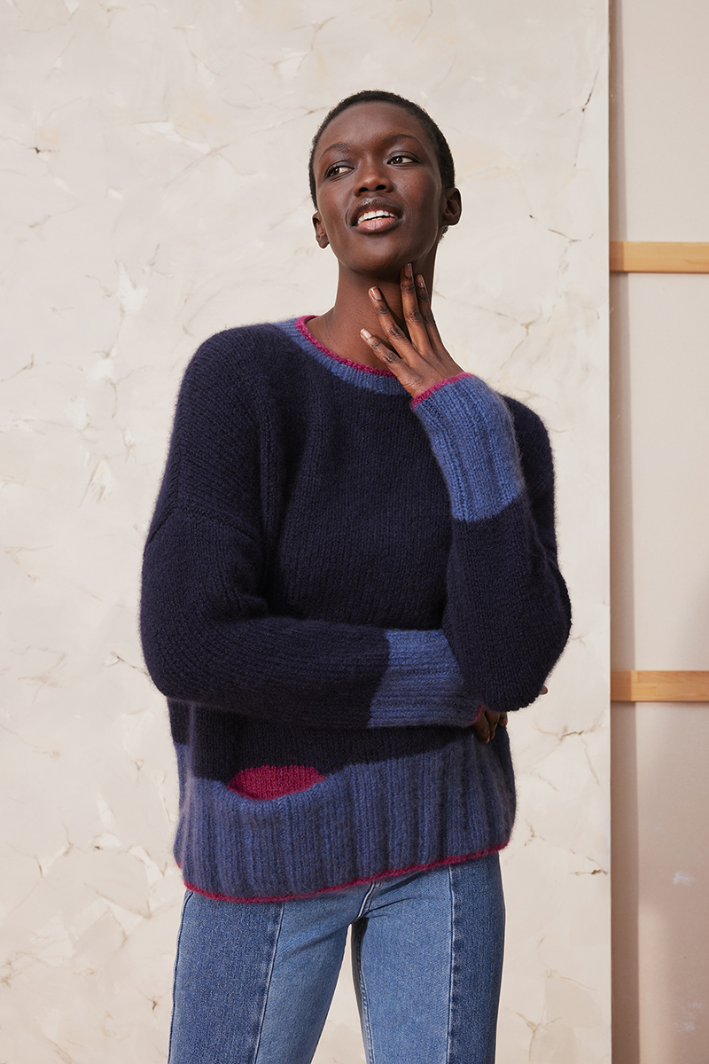 Pull 21 du catalogue Lang Yarns FAM 290 Collection