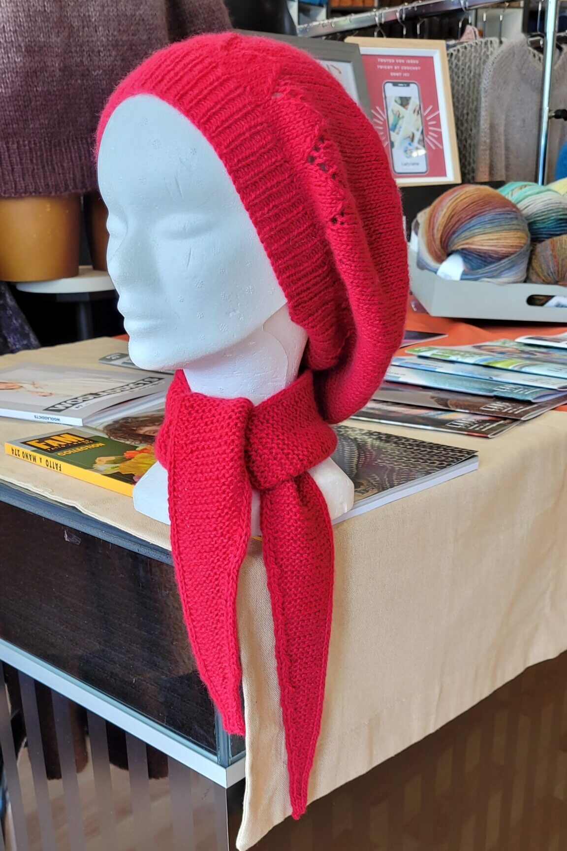 Sophie Scarf laine Cashmere Premium Lang Yarns