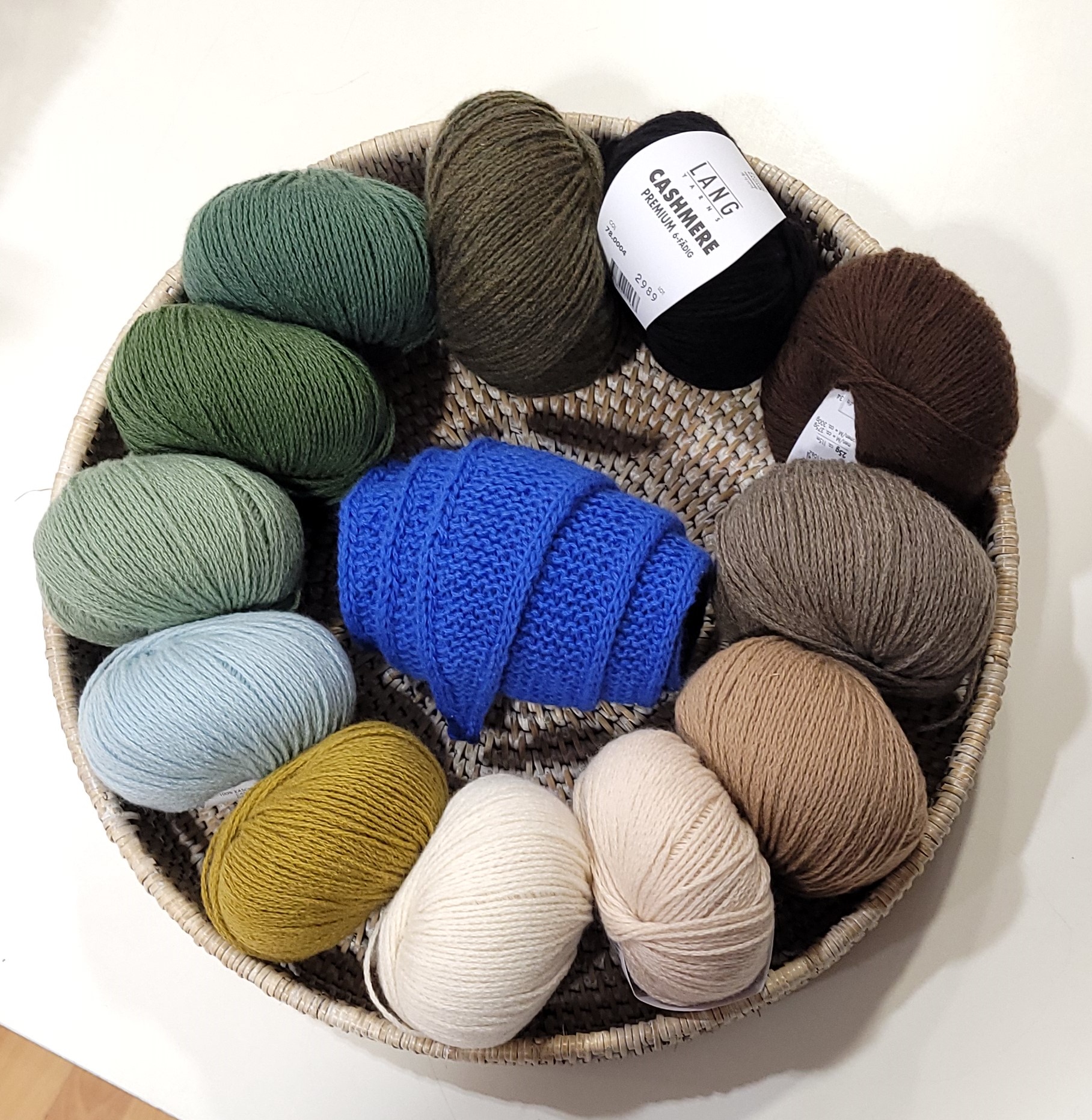 Sophie Scarf PetiteKnit laine Cashmere Premium Lang Yarns
