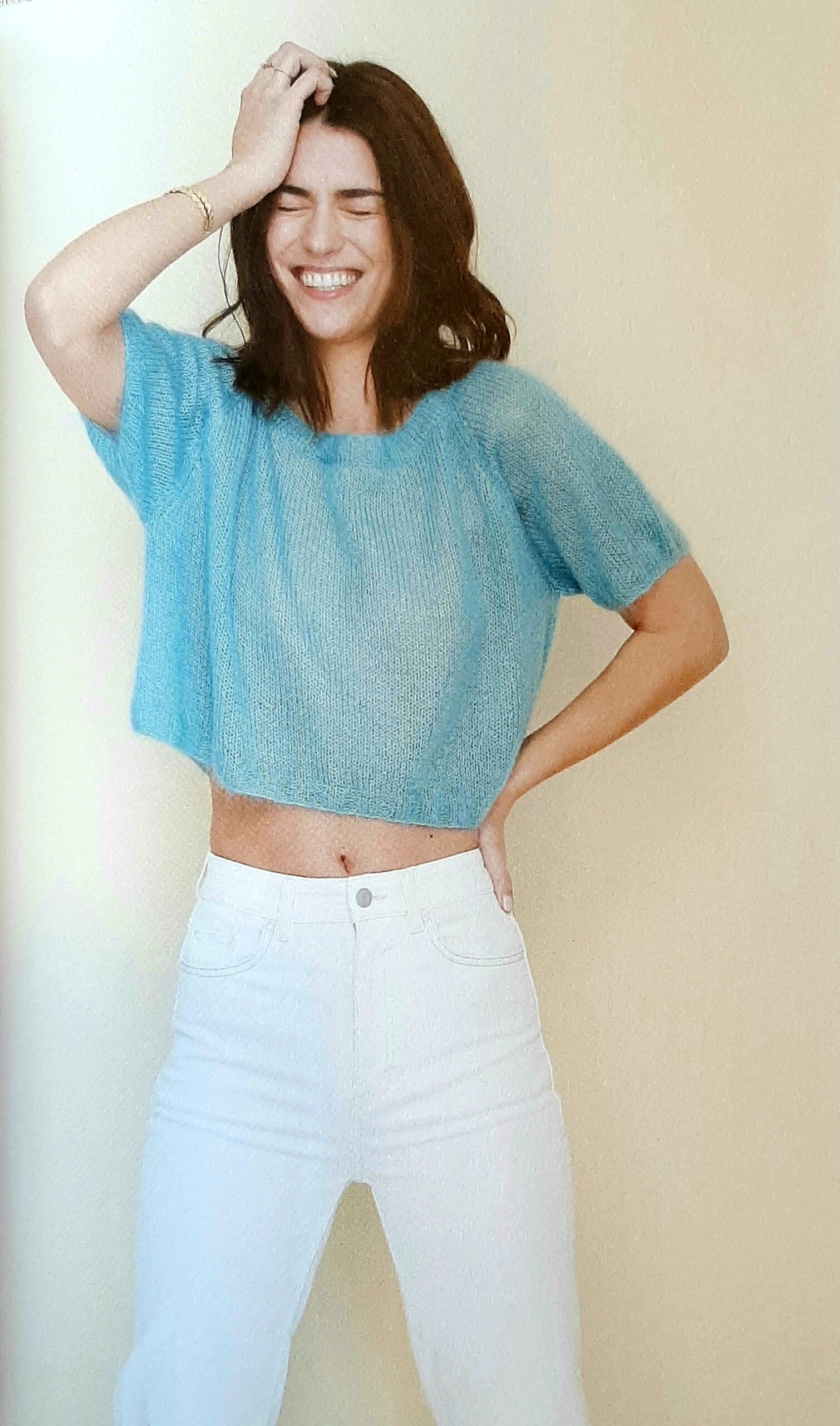 Croc top laines lang yarns livre tricots belles matières