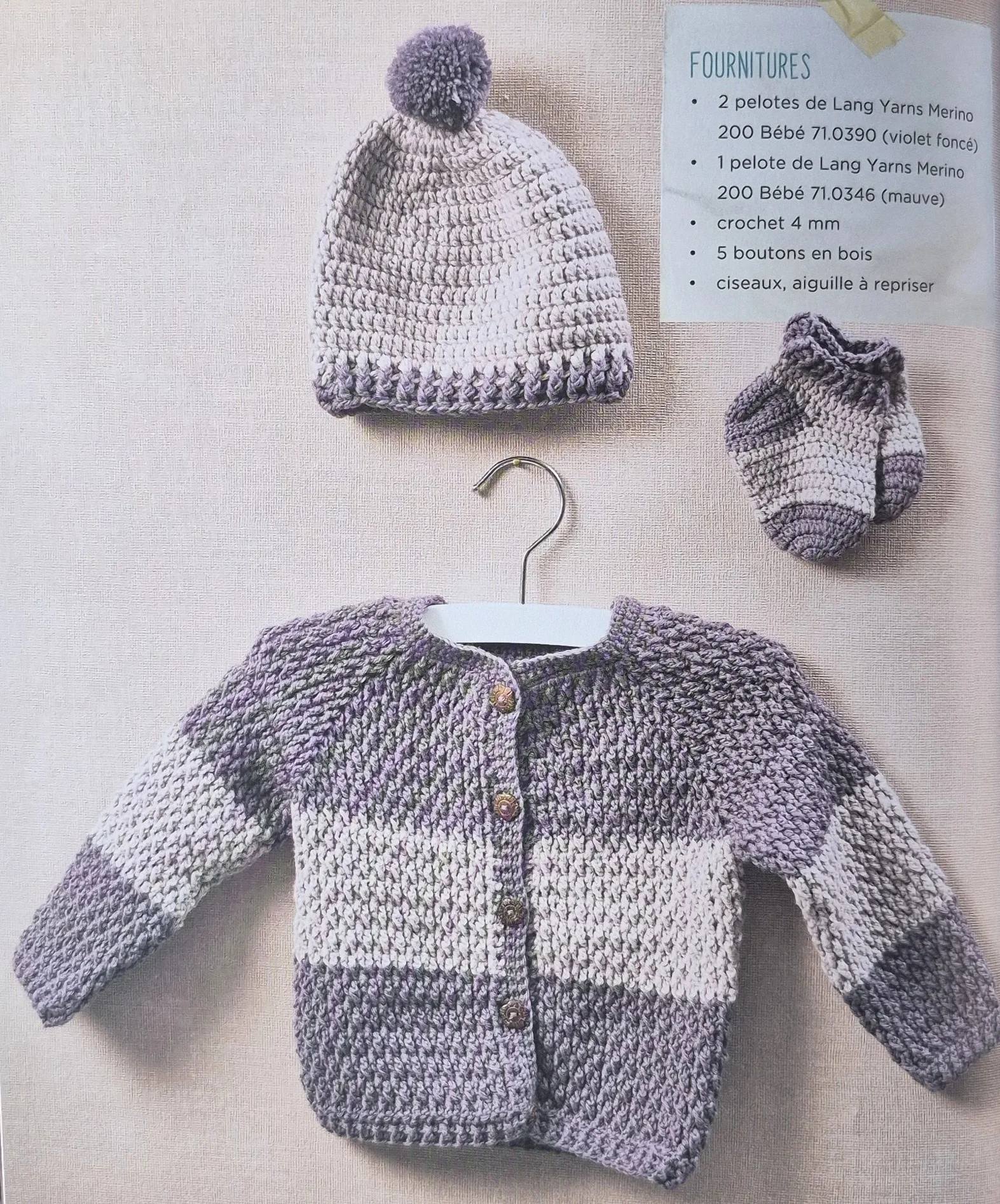 le grand livre du crochet pour bébé avec m. cey lang yarns 1