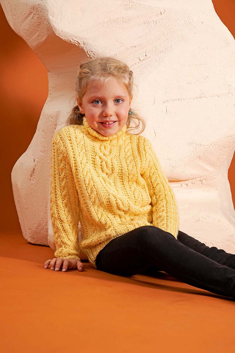 Pull 7 catalogue Lang Yarns Punto 66 Atlantis et Poseidon