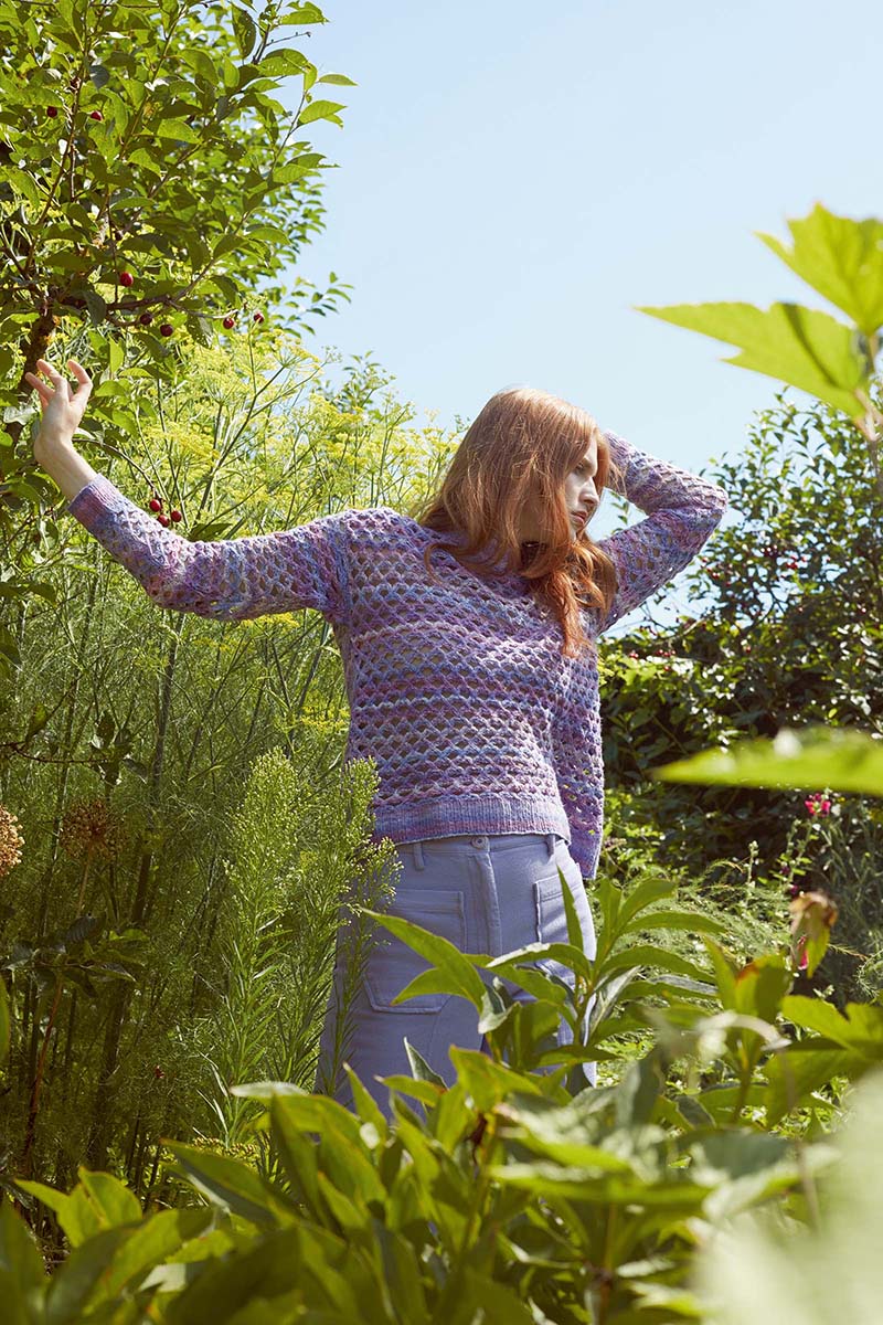 Modèle 3 catalogue Lang Yarns Punto 68 Secret Garden
