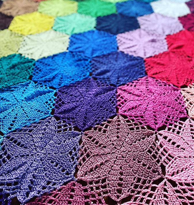 Hexagone au crochet par Mr Knitbear