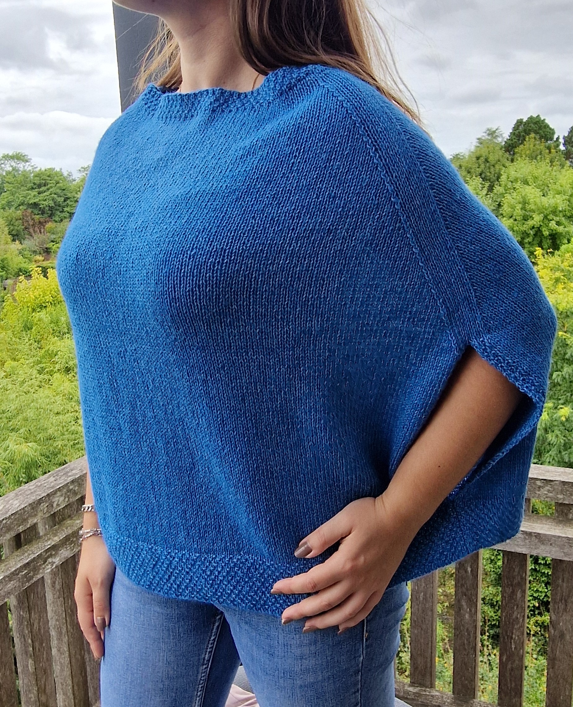 Pull ample en laine, coton et soie Regina de Lang Yarns