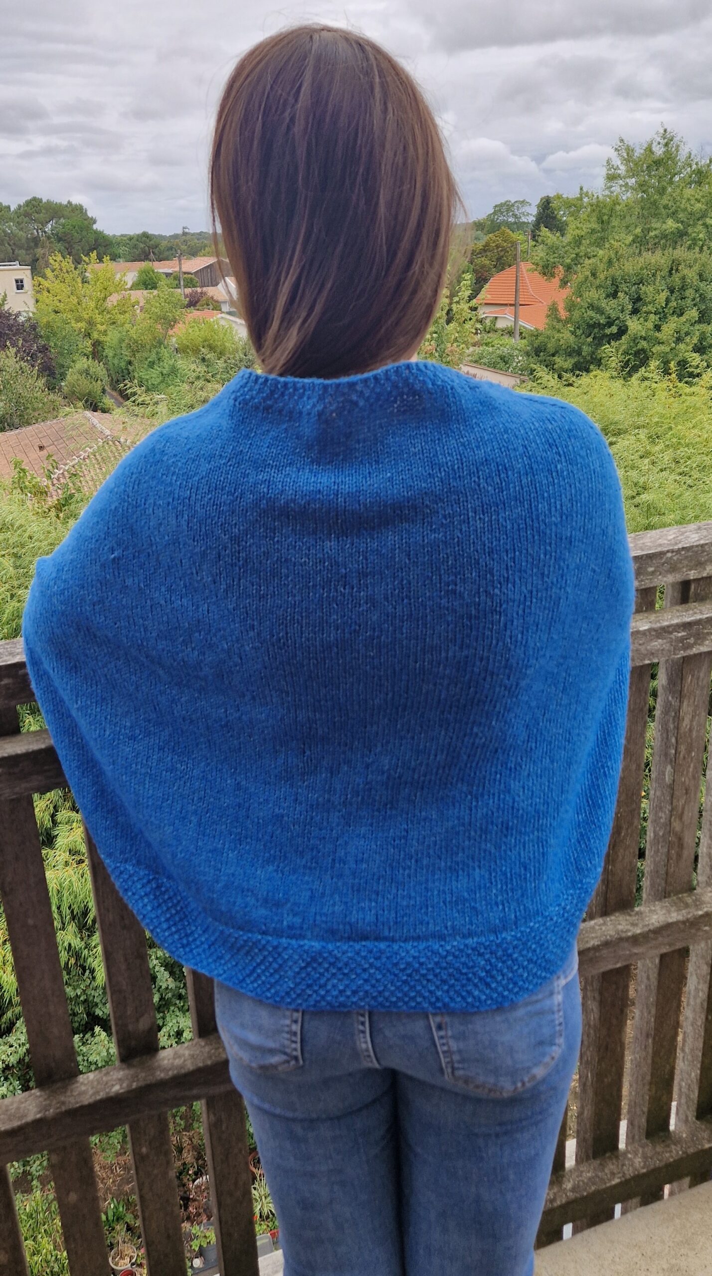 Pull ample en laine, coton et soie Regina de Lang Yarns