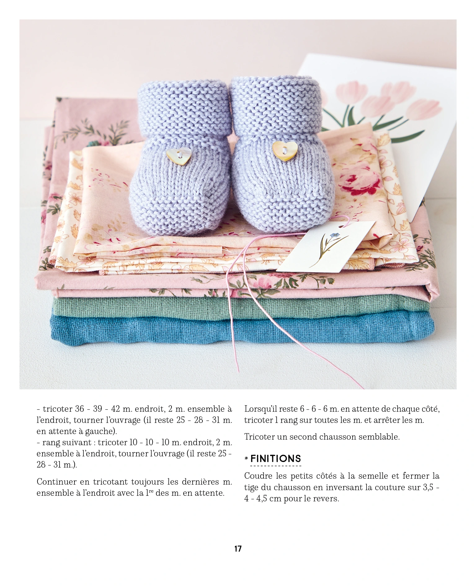 Livre tricoter un trousseau de naissance laines lang yarns de frederique alexandre