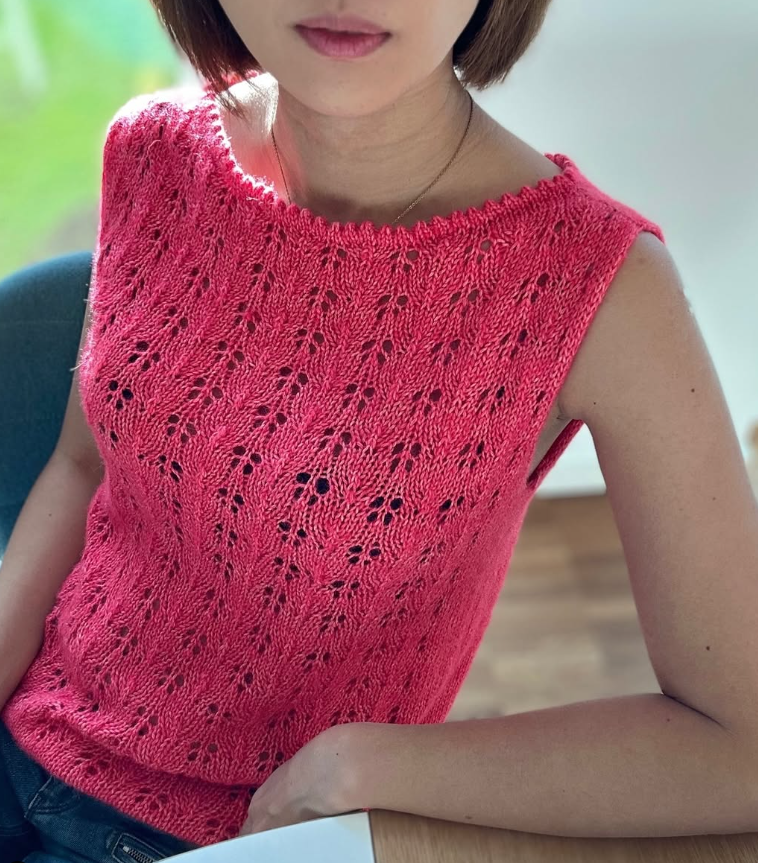 Tulip Top en Regina Lang Yarns de Yeon Hwa Lee