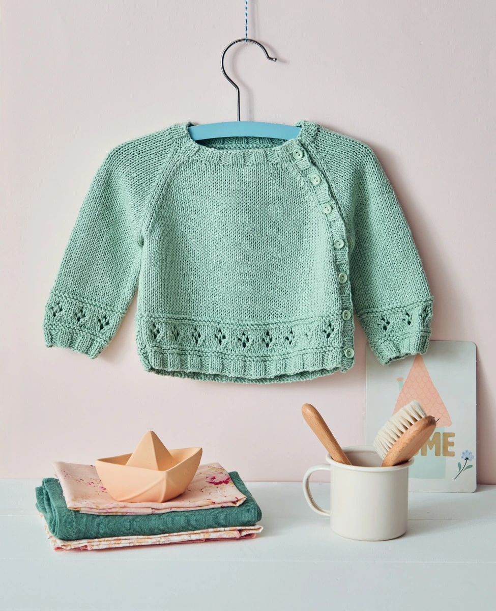 Livre tricoter un trousseau de naissance laines lang yarns de frederique alexandre