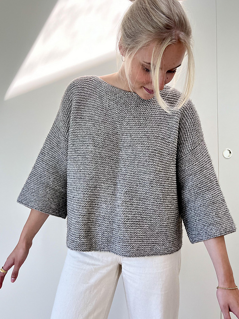 Simply Me Blouse de Norgardknitters en Vaya Lang Yarns