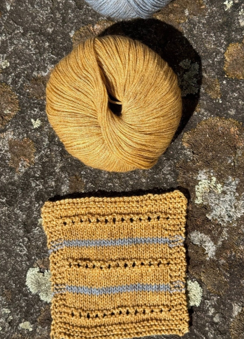 coton et laine Vaya Lang Yarns Ida Tee de PetiteKnit