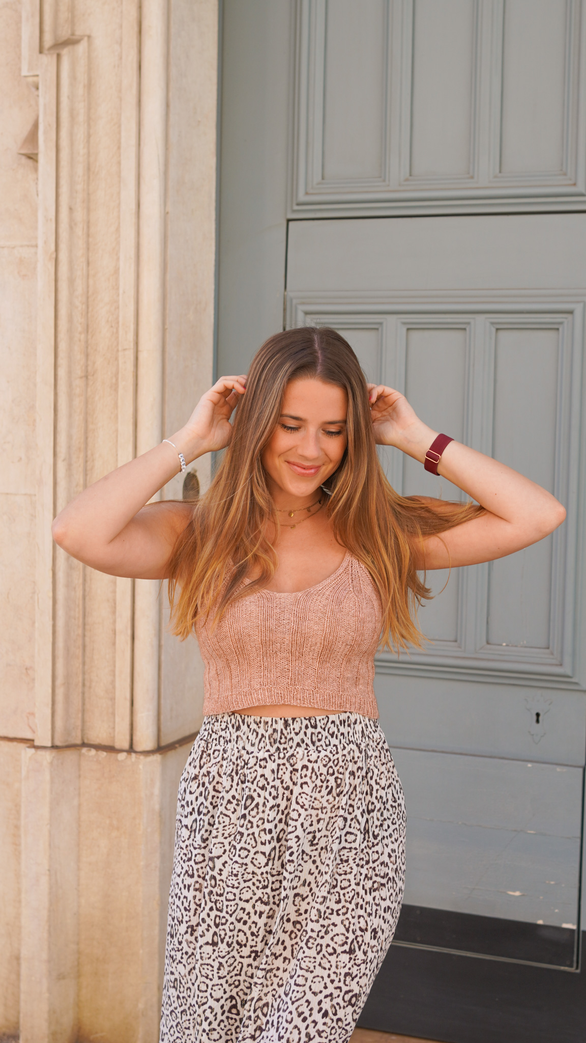 Crop-top Cakely Judith Jelena, laine, coton et yack Vaya de Lang Yarns