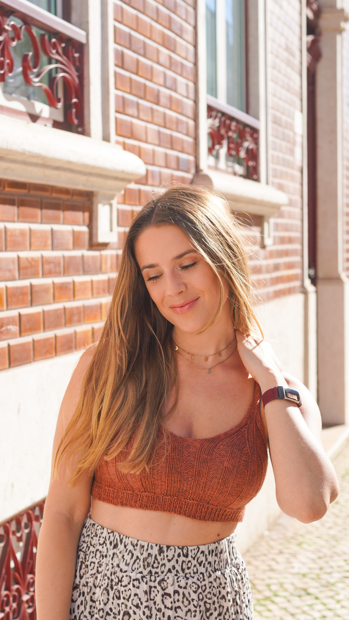Crop-top Cakely Judith Jelena, laine, coton et yack Vaya de Lang Yarns
