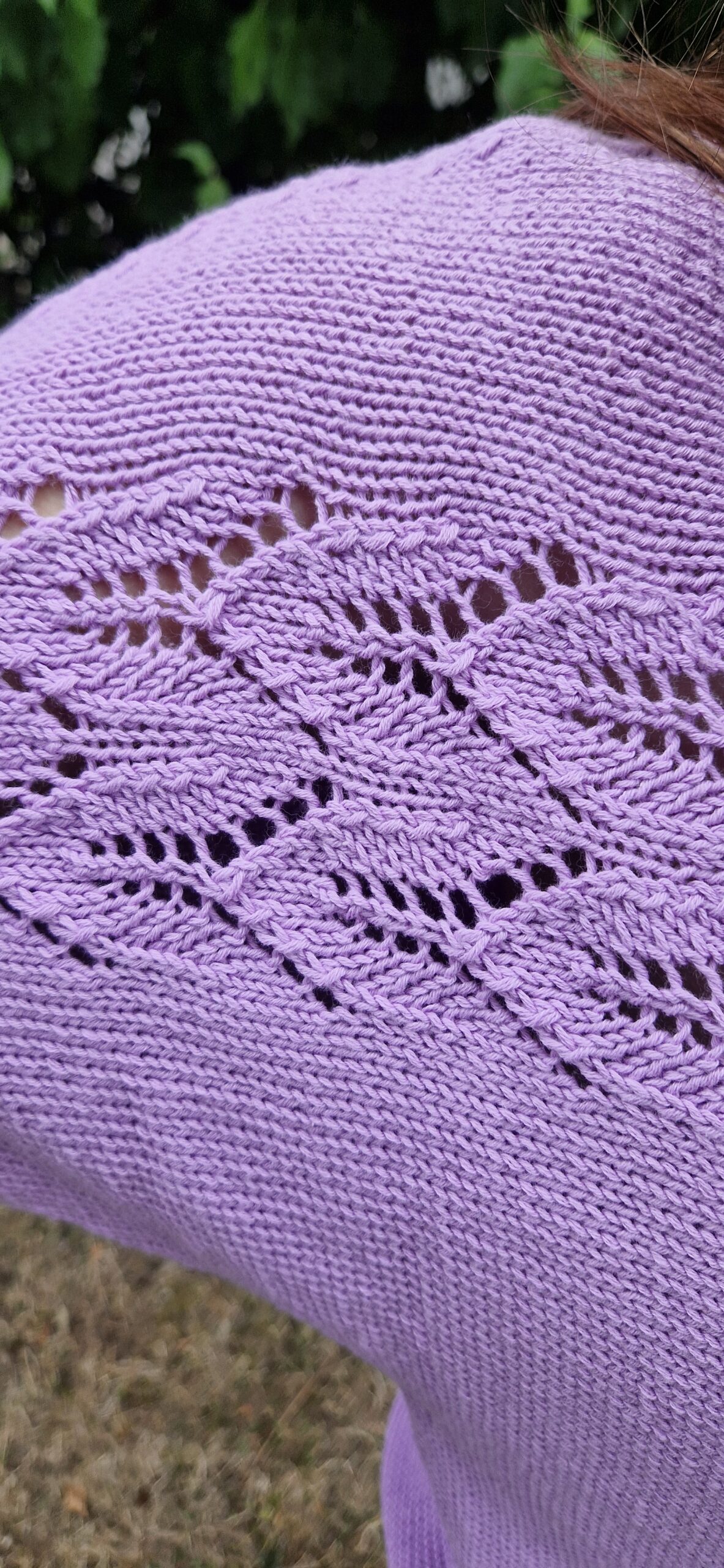 Pull ajouré en coton Baby Cotton, modèle 58 catalogue Lang Yarns FAM 276