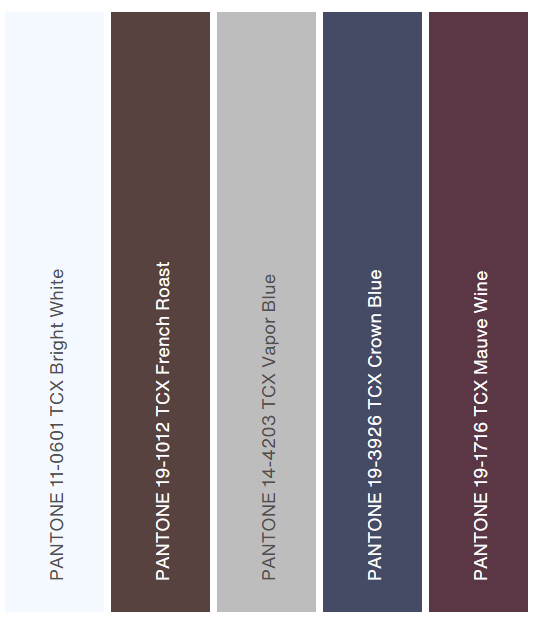 Couleurs automne hiver 2025-2026 New York