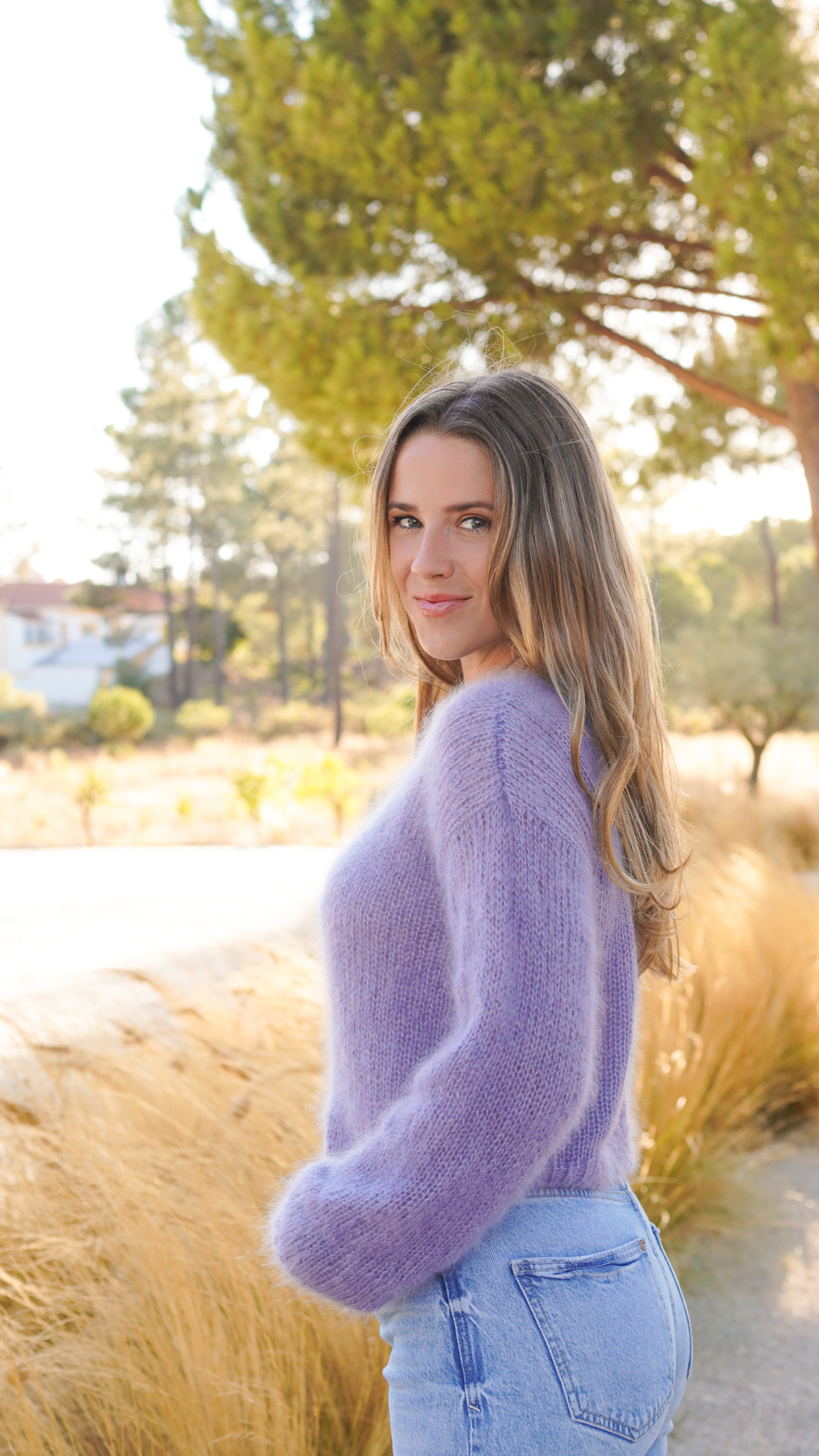 Pull lapa Judith Jelena laine Mohair Luxe Lang Yarns