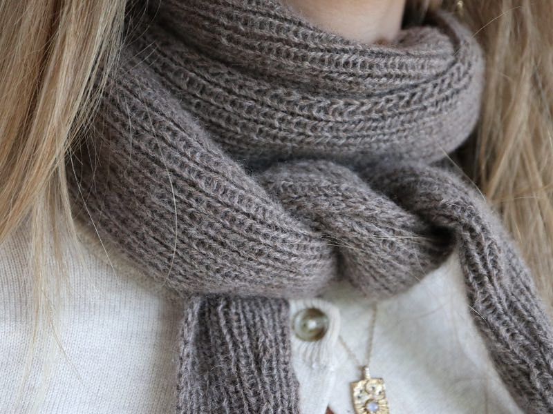 Isolde Scarf laine Cashmere Lace Lang Yarns