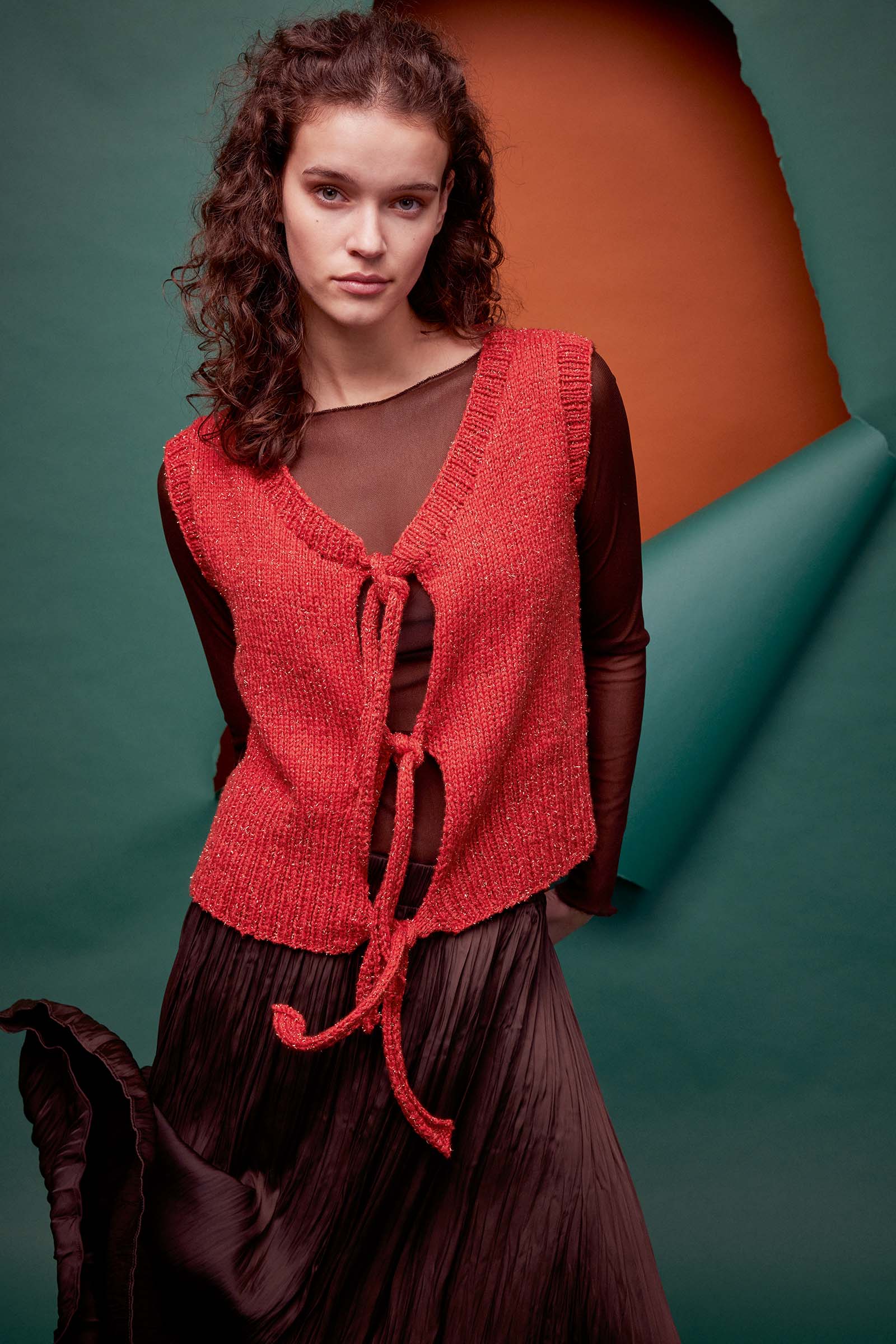 Gilet 14 du catalogue Lang Yarns FAM 286 Collection