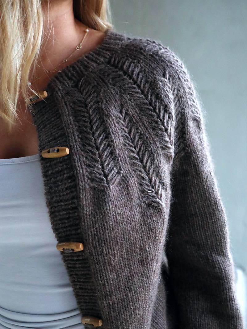 Cardigan Callie Knitamore laine Lang Yarns