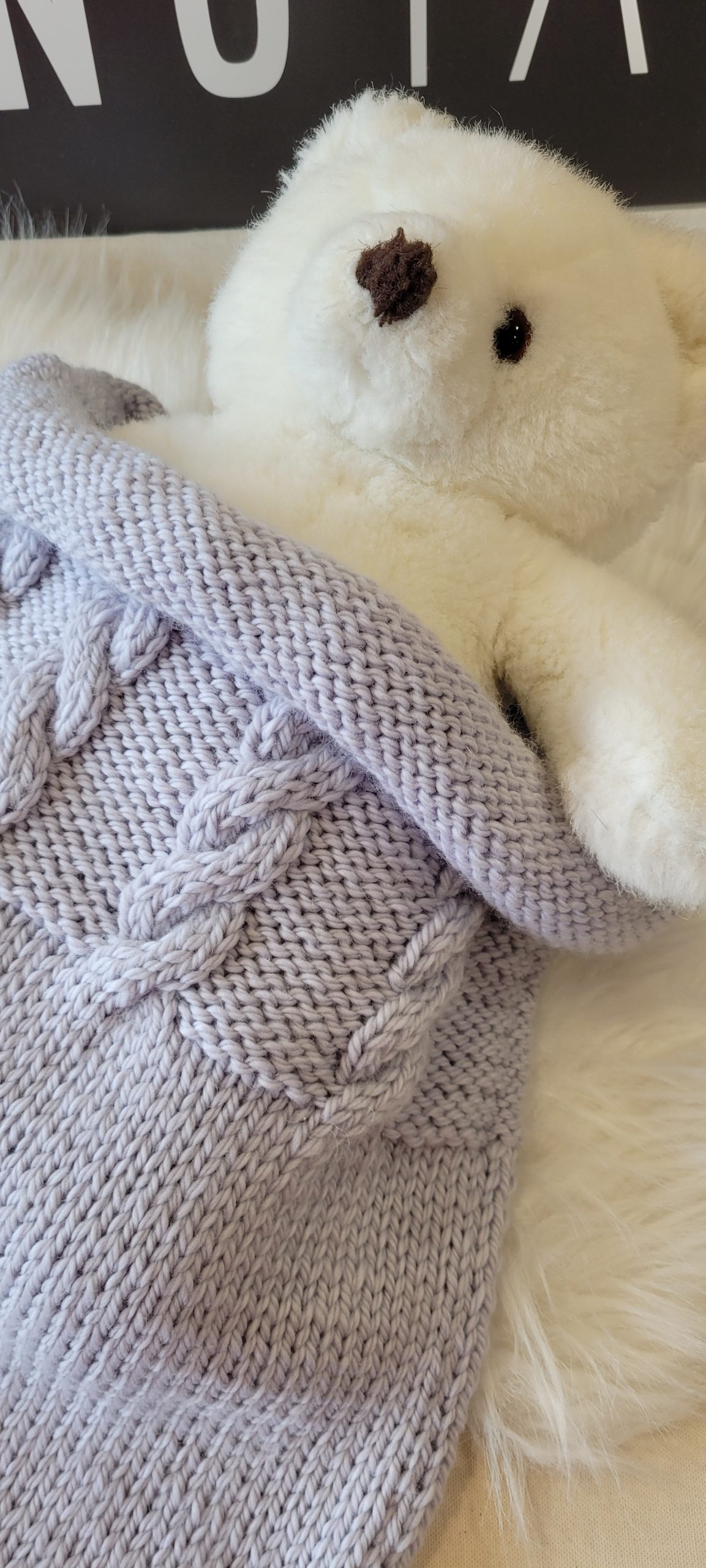 cocon de naissance laine Glory Wooladdicts
