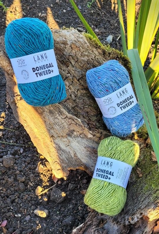 donegal tweed + lang yarns