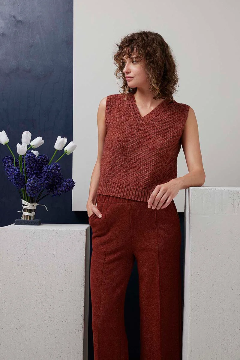 Débardeur 35 catalogue Lang Yarns FAM 288 Collection