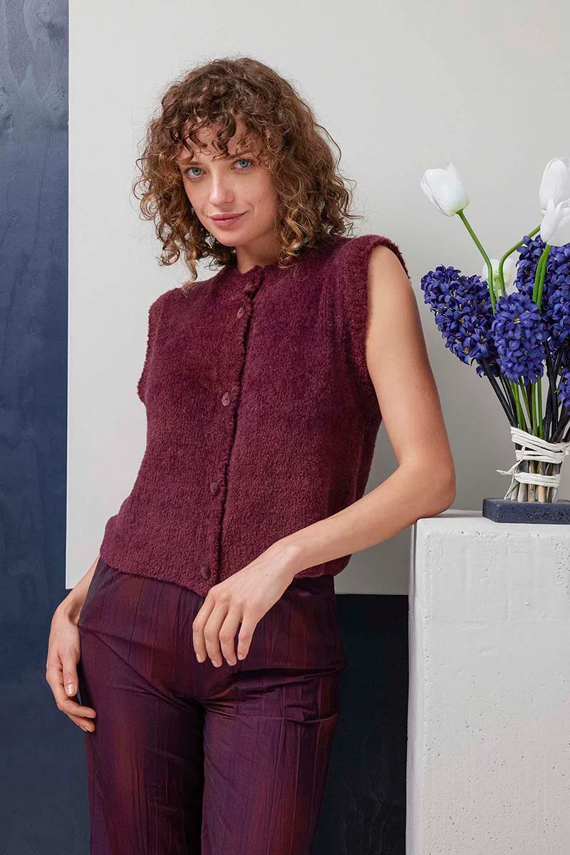 Gilet sans manches 41 catalogue Lang Yarns FAM 288 Collection