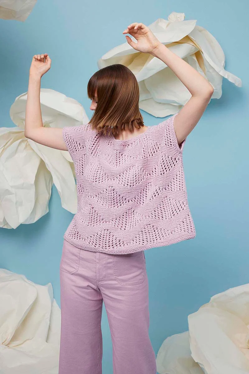 Pull sans manches 51 catalogue Lang Yarns FAM 288 Collection